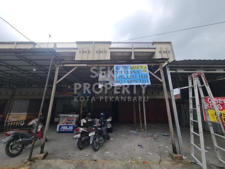 Di sewakan 1 unit ruko 2 lantai tepi Jalan Suka Karya Panam tengah kota Pekanbaru