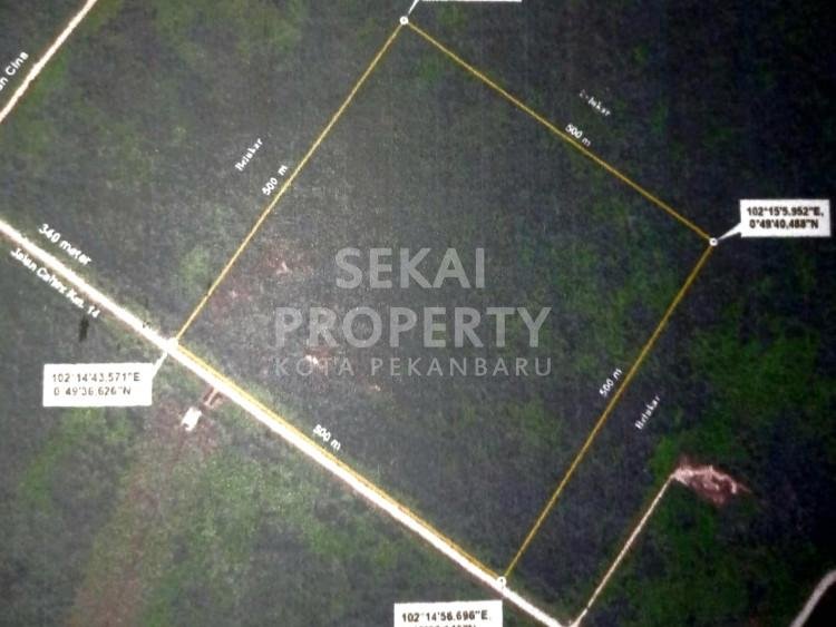 DIJUAL SEBIDANG TANAH LOKASI DESA DOSAN KABUPATEN SIAK
