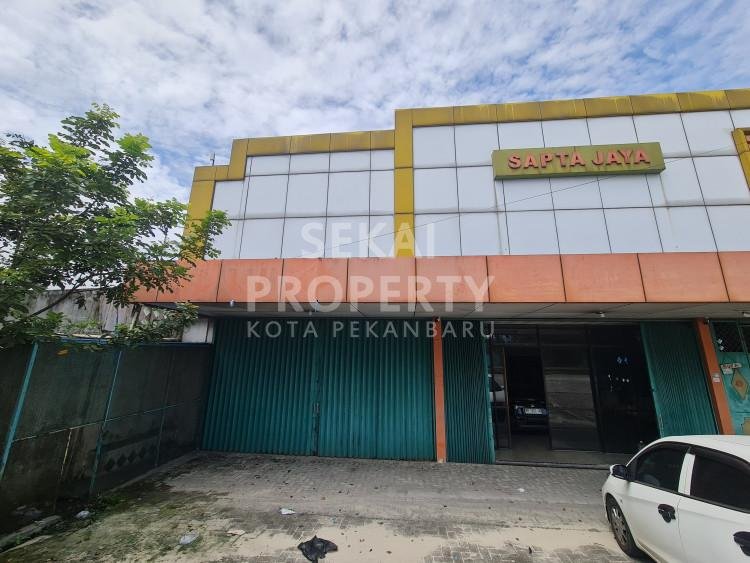 Di Jual 3 unit gandeng ruko 2 lantai tepi Jalan Soekarno Hatta atas tengah kota Pekanbaru