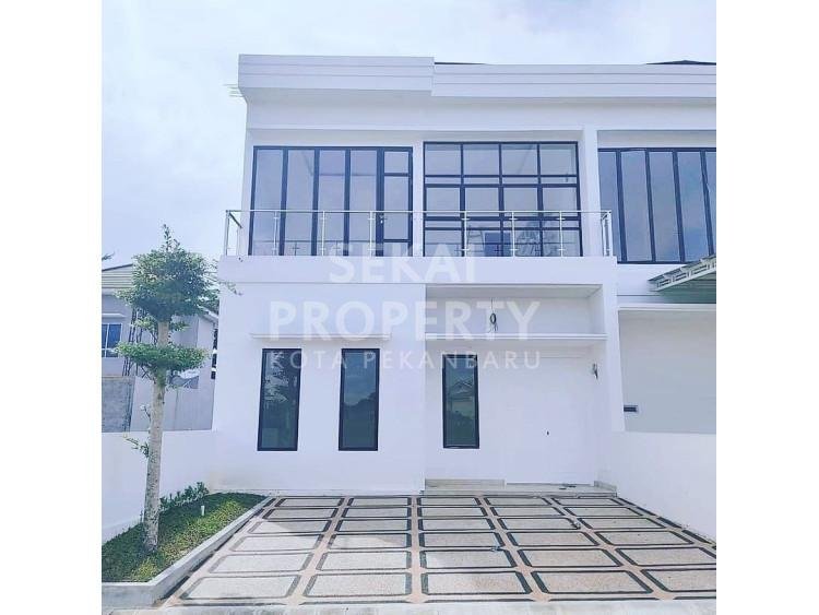 DIJUAL RUMAH CLUSTER MEWAH 2 LANTAI LOKASI JL. SOEKARNO HATTA - PEKANBARU