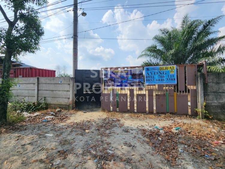 DIJUAL SEBIDANG TANAH LOKASI TEPI JALAN BESAR JL. DHARMA BAKTI / SIGUNGGUNG - PEKANBARU
