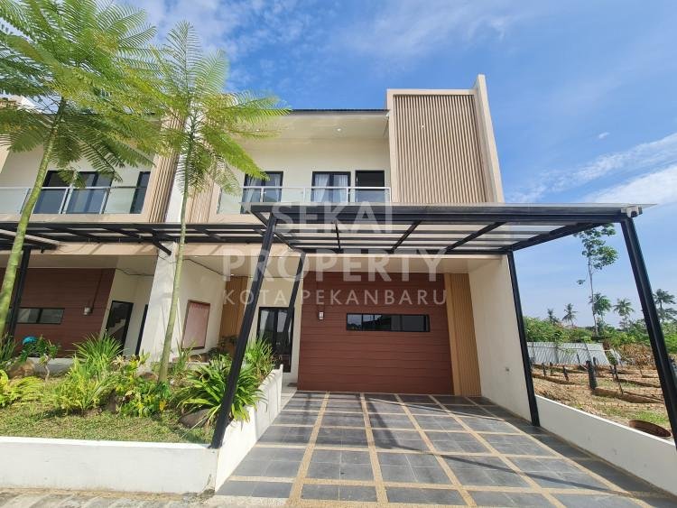 Dijual rumah cluster cantik tengah kota Jalan Arifin Ahmad Pekanbaru