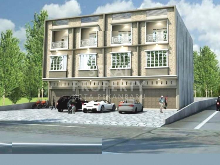 Dijual Ruko Baru 3lt di Jl. Rambutan / Arifin Ahmad - Pekanbaru