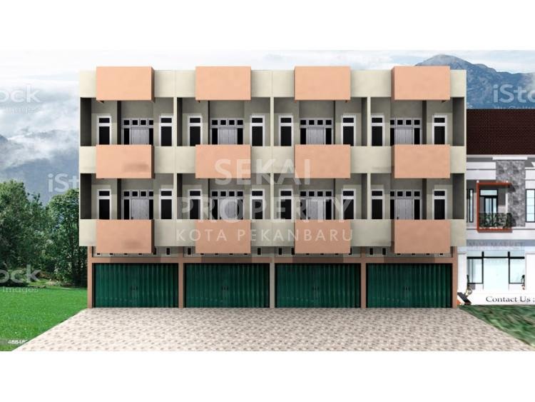 DIJUAL/DISEWAKAN  RUKO 3 LANTAI GANDENG LOKASI DEKAT JL. TANJUNG DATUK-PEKANBARU
