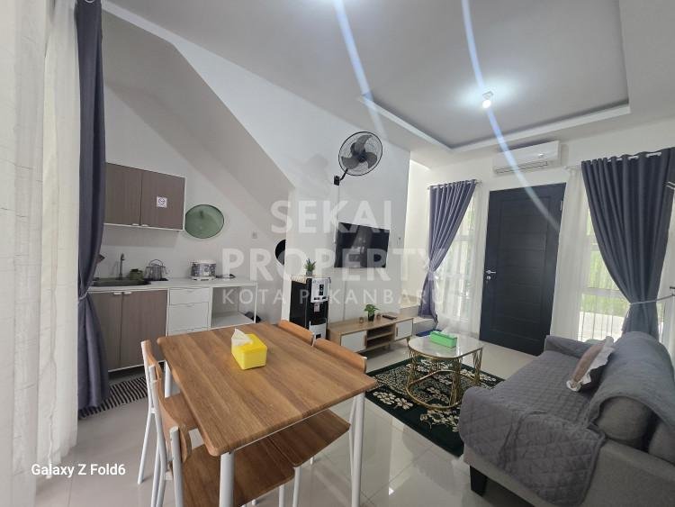 DISEWAKAN RUMAH SIAP HUNI FULL FURNISH JL.PERKASA