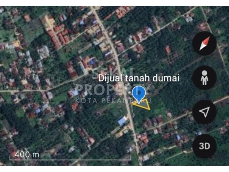 Dijual Tanah kosong siap bangun di Kota Dumai, Riau