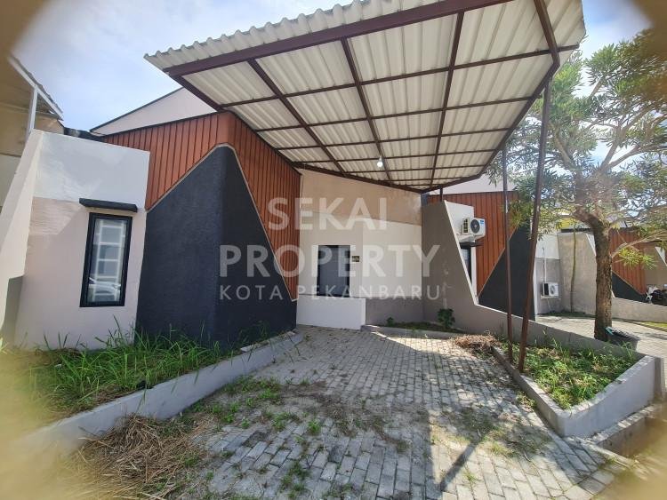 Di Sewakan 1 unit rumah cluster siap huni lokasi Rumbai tengah kota Pekanbaru