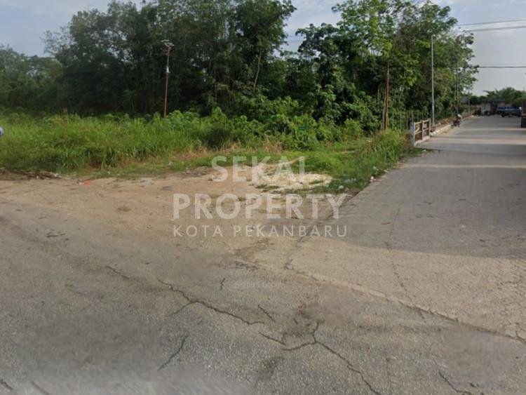 DIJUAL SEBIDANG TANAH LUAS 4 HEKTAR  LOKASI TEPI JALAN SIMPANG BUATAN-SIAK