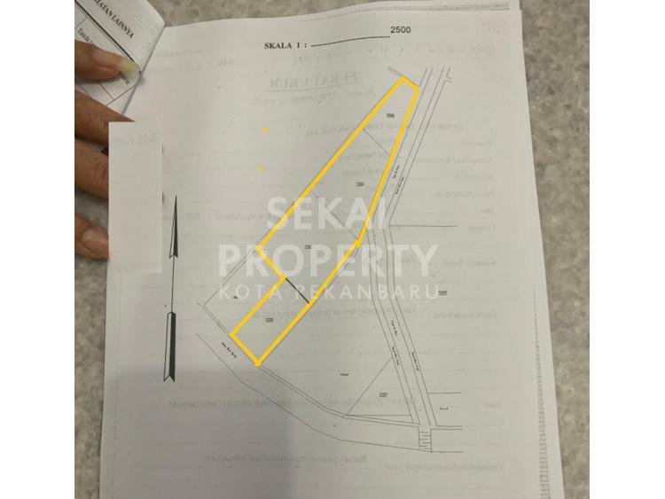 Dijual Tanah di tepi jalan besar Jl. Riau Baru - Pekanbaru