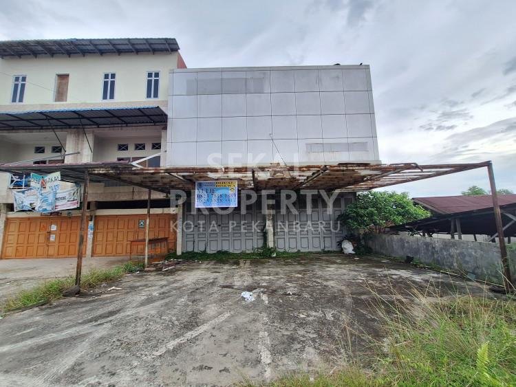 Dijual/disewakan Ruko 2,5lt di tepi jalan besar Jl.yos sudarso/Rumbai - Pekanbaru