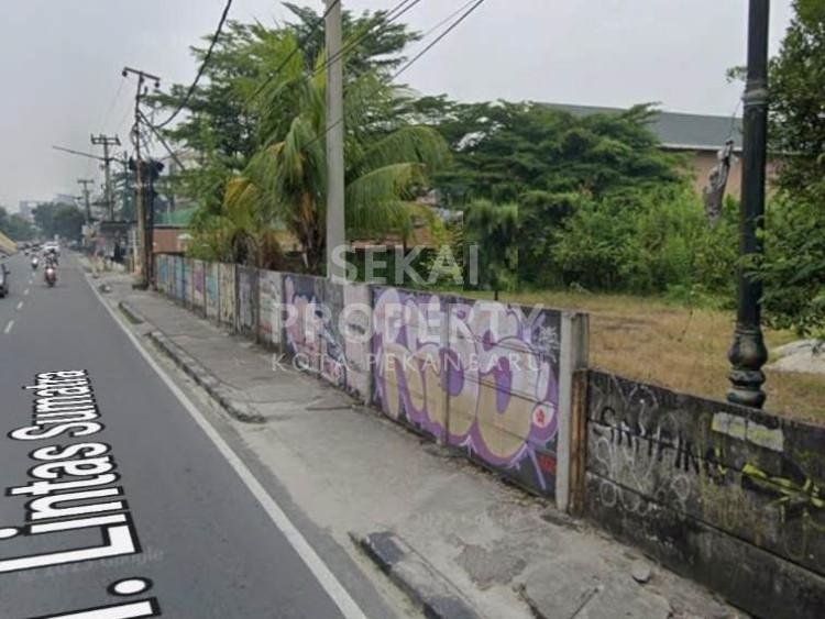 DISEWAKAN TANAH SUDAH SIAP TIMBUN DAN SUDAH PAGAR KELILING LOKASI  TEPI JALAN SUDIRMAN - PEKANBARU