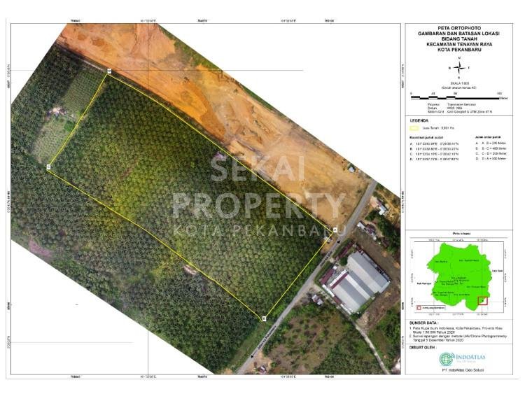 DIJUAL TANAH DI JALAN PASIR PUTIH PEKANBARU