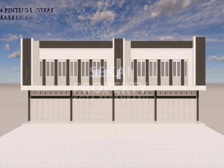 DIJUAL 4 UNIT RUKO 2 LANTAI BARU LOKASI JL.TAMAN KARYA-PEKANBARU