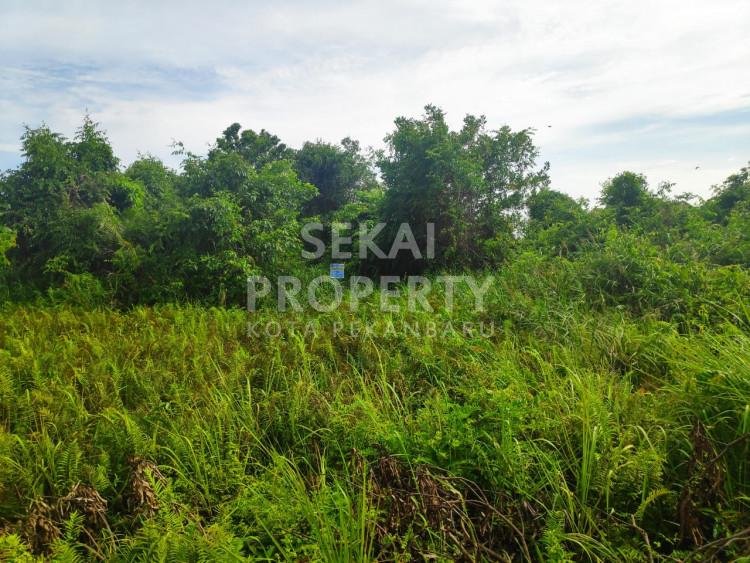 Dijual Sebidang tanah dekat kampus UIR Jl. Taman Karya, Panam, Pekanbaru