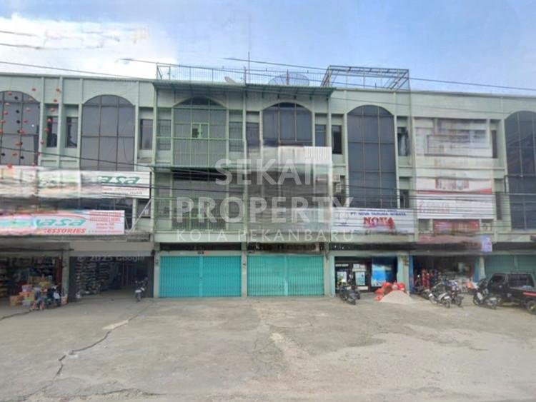 DISEWAKAN RUKO 3 LANTAI LOKASI JALAN RIAU - PEKANBARU