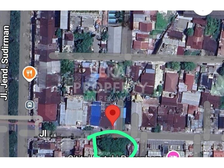 DIJUAL TANAH KERAS PINGGIR JALAN BESAR DEKAT SUDIRMAN