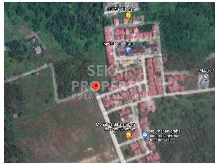 Dijual sebidang tanah Jl. Perkasa , Graha Hangtuah Permai, Tenayan Raya, Pekanbaru