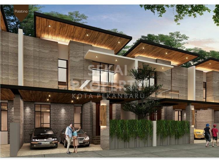 Rumah cluster mewah 2lt di Pusat kota Jl. Sudirman - Pekanbaru