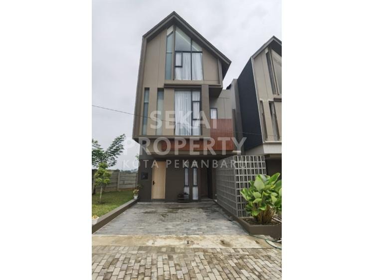 DIJUAL RUMAH CLUSTER MEWAH 2 LT LOKASI PREMIUM / GOBAH - PEKANBARU