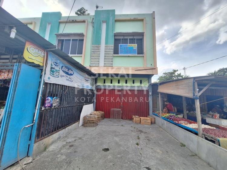 DIJUAL RUKO 2 LANTAI LOKASI TEPI JALAN SUKA KARYA/PANAM-PEKANBARU