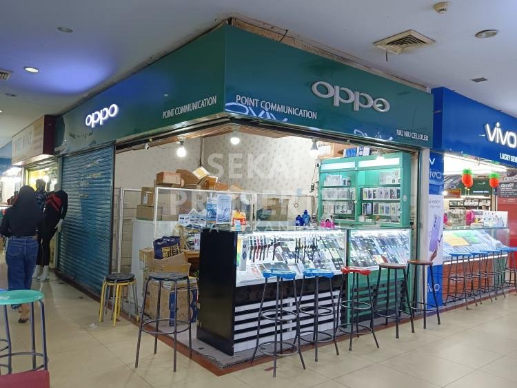 DISEWAKAN KIOS POSISI HOOK DI LT. DASAR MALL PLAZA SENAPELAN PEKANBARU