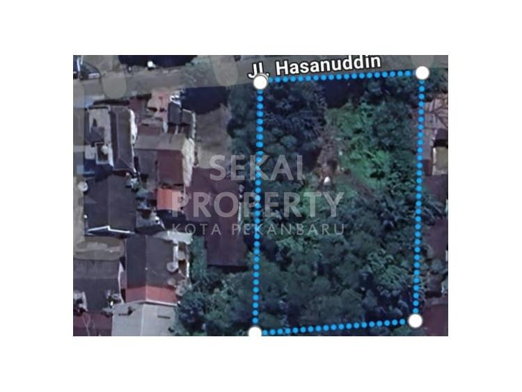 DIJUAL SEBIDANG TANAH KERAS LOKASI DALAM KOTA JL.HASANUDDIN-PEKANBARU