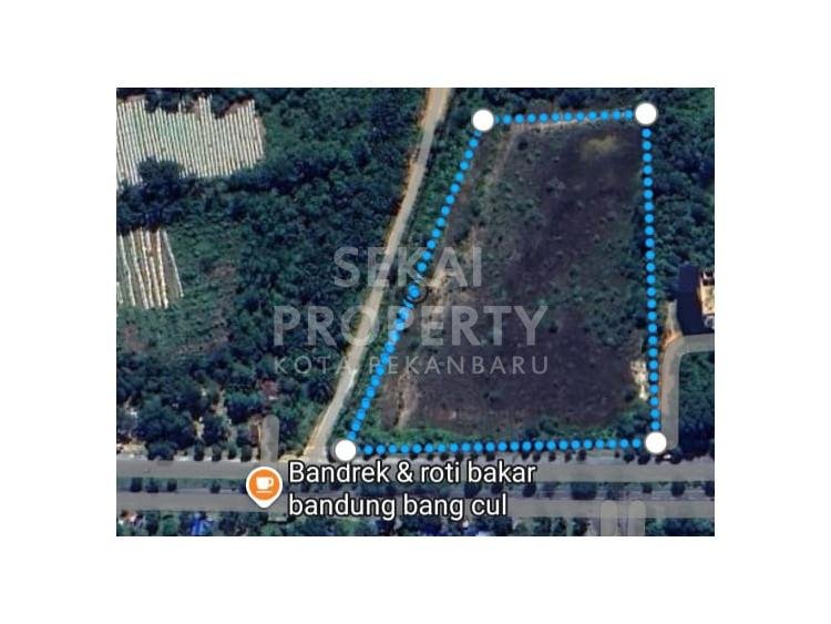 DIJUAL/DISEWAKAN SEBIDANG TANAH LUAS TEPI JALAN NAGA SAKTI-PEKANBARU