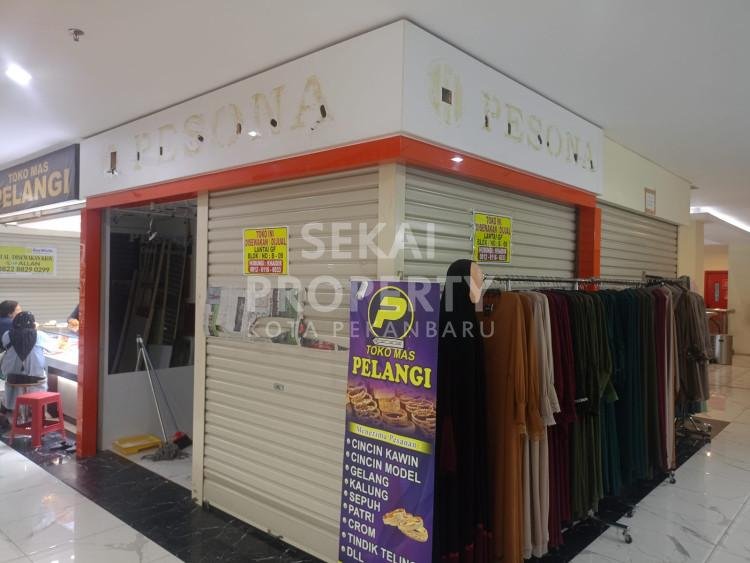 Di jual Toko / Kios dalam Plaza Sukaramai Jalan Sudirman tengah kota Pekanbaru