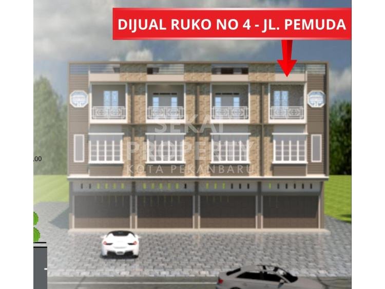 Dijual Ruko Cantik dan Murah di tengah kota Jl. Pemuda - Pekanbaru