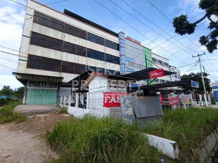DIJUAL RUKO 3LT LOKASI TEPI JALAN JL. RIAU UJUNG - PEKANBARU