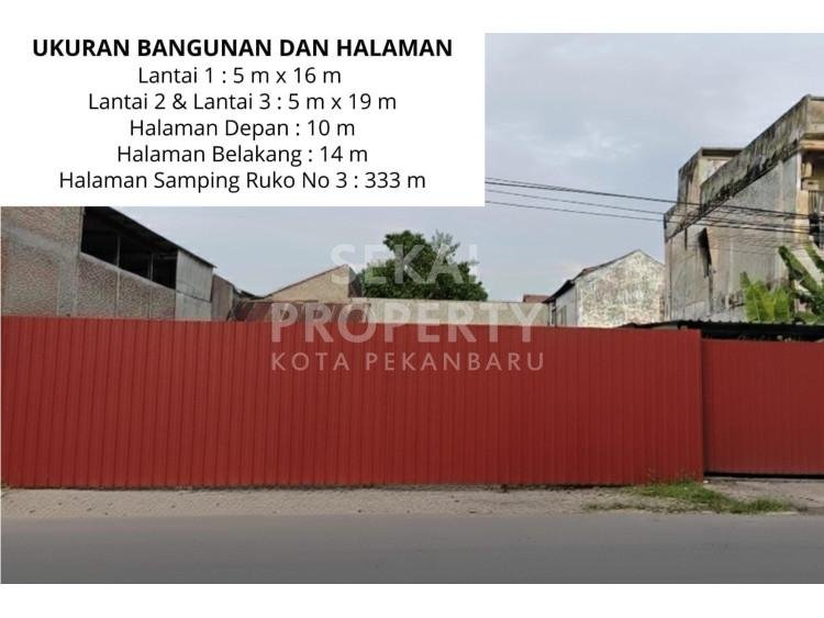 Dijual Ruko Baru 3 Lantai di Jl. Paus
