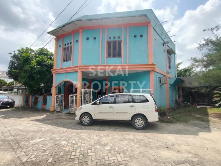 Dijual Rumah Bulatan 2lt tengah kota di Jl. Bakti / Soekarno Hatta - Pekanbaru