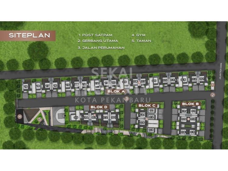 DIJUAL CLUSTER BARU 2 LANTAI DAN MEWAH DI JL. SM. AMIN, PEKANBARU