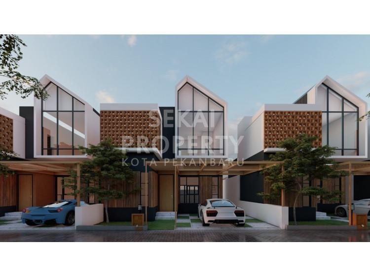 Dijual Rumah CLuster Baru 2lt dekat Arifin Ahmad Jl. Rawa Indah - Pekanbaru
