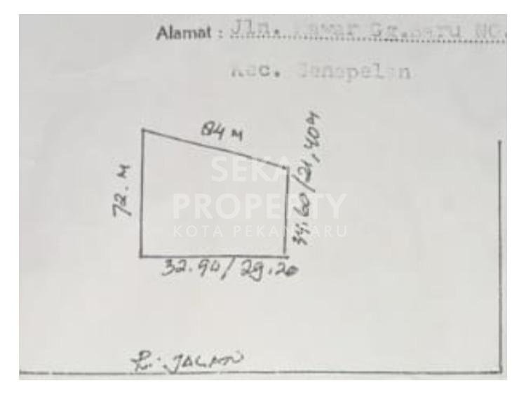 DIJUAL SEBIDANG TANAH LOKASI JL. SM. AMIN - PEKANBARU