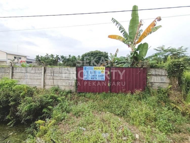 DIJUAL TANAH POSISI HOOK DI JL.DHARMA BAKTI UJUNG - PEKANBARU