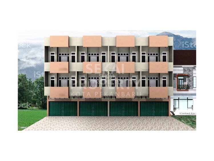 DIJUAL/DISEWAKAN  RUKO 3 LANTAI GANDENG LOKASI DEKAT JL. TANJUNG DATUK-PEKANBARU