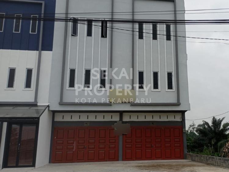 Dijual Ruko 2 Pintu 3 Lt Full Keramik Jl Kubang Raya- Siak Hulu