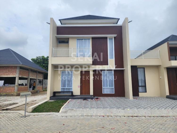 DIJUAL RUMAH CLUSTER MEWAH 2 LANTAI LOKASI SIMPANG SEPAKAT - PEKANBARU