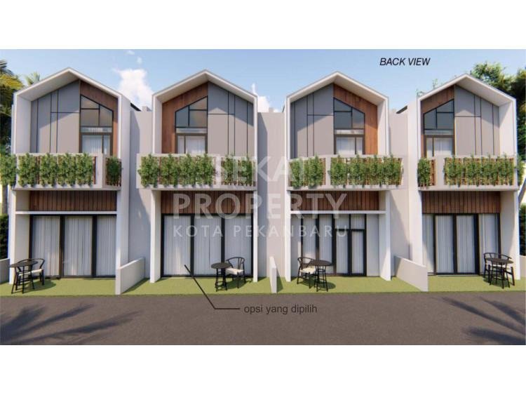 Dijual Tanah Kaplingan Cluster dan Ruko 2lt  di Jl. Taman Karya - Panam