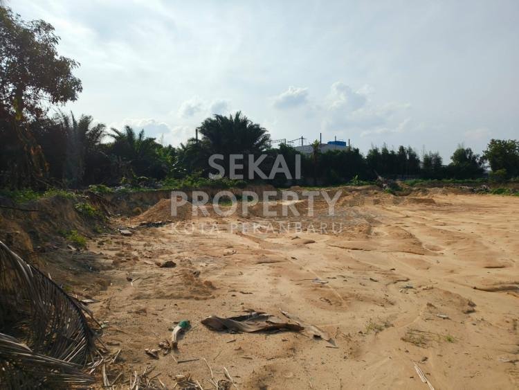 Dijual Tanah Keras Tepi Jalan Siap Bangun di Jl. Lintas Timur