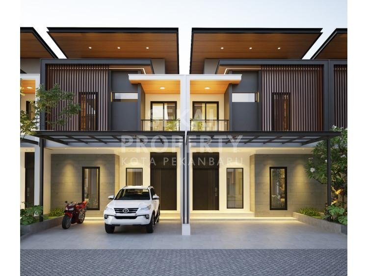 Di Jual Rumah Cluster mewah 2 lantai di lokasi Soekarno Hatta dekat dengan Sekolah Darma Loka