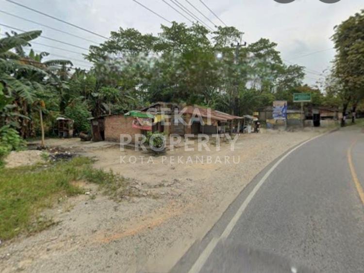 DIJUAL SEBIDANG TANAH POSISI HOOK LOKASI TEPI JALAN RAYA PASIR PUTIH KM 5-PEKANBARU