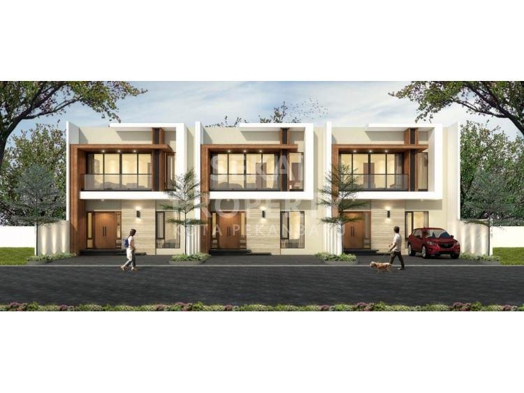 Dijual rumah baru cluster mewah 2lt di Jl. Pemuda - Pekanbaru