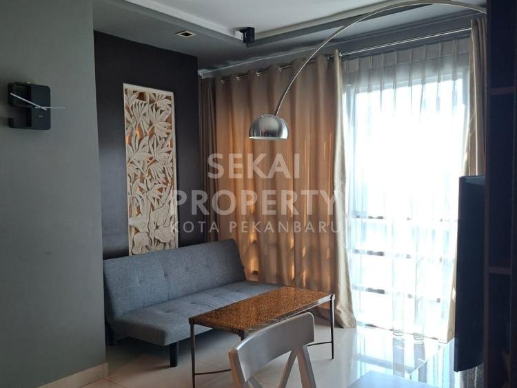 DIJUAL APARTMENT SAHID SUDIRMAN RESIDENCE 2 BR SEMI FURNISHED JL.SUDIRMAN Kav.86 Floor/View 15   JAKARTA