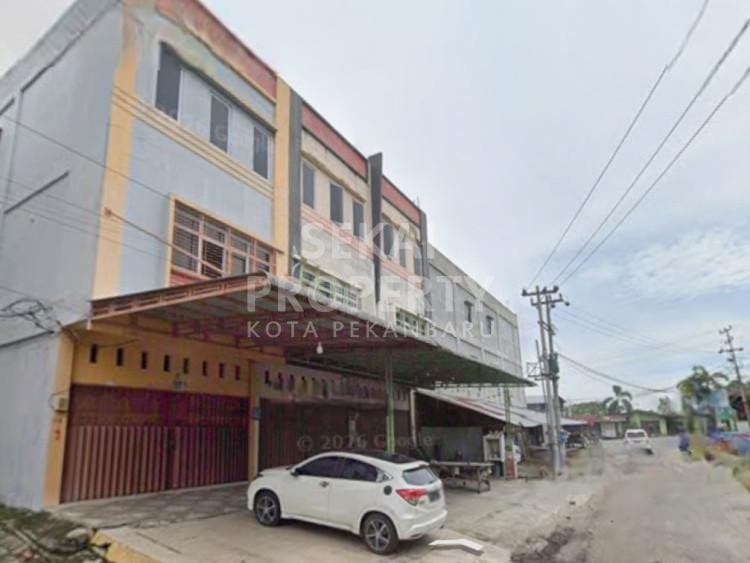 DIJUAL RUKO 3 LANTAI SIAP PAKAI LOKASI JALAN BAMBU KUNING-PEKANBARU