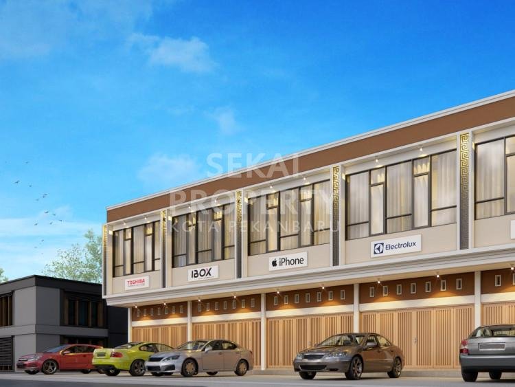 Dijual Ruko Baru 2 Lantai Dekat Jl. Riau