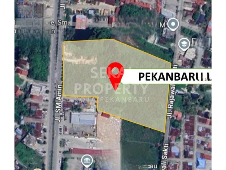 Disewakan Tanah di Jl. SM. Amin / Rajawali Sakti