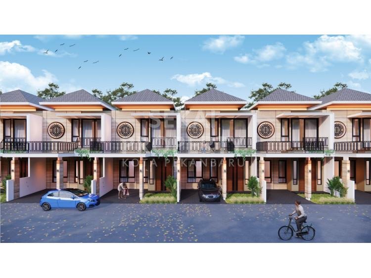 DIJUAL.RUMAH CLUSTER 2 LT LOKASI TENGAH KOTA DEKAT JALAN RIAU
