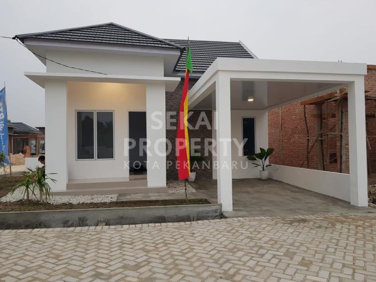 DIJUAL RUMAH BARU SEMI CLUSTER TYPE 45 LOKASI DEKAT KAPAU SARI - PEKANBARU